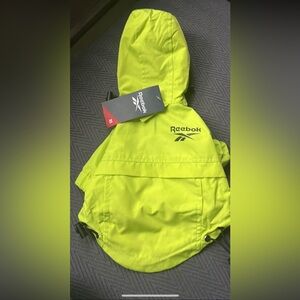 Reebok XS dog bright Yellow/Green rain Jacket